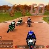 3D motorcycle racing