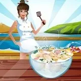 Салата морски дарове